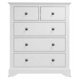 Ashby White Painted 6 Drawer Chest - thumbnail 1