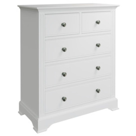 Ashby White Painted 6 Drawer Chest - thumbnail 3
