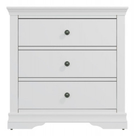 Chantilly Painted 3 Drawer Chest - thumbnail 1