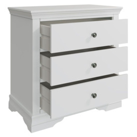 Chantilly Painted 3 Drawer Chest - thumbnail 2
