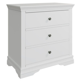 Chantilly Painted 3 Drawer Chest - thumbnail 3
