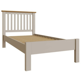 Portland Oak and Dove Grey Painted Bed - thumbnail 3