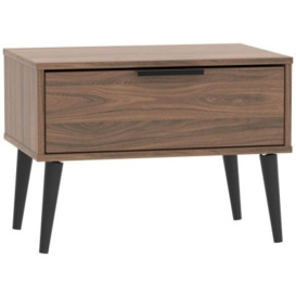 Hong Kong 1 Drawer Midi Chest with Wooden Legs - thumbnail 1