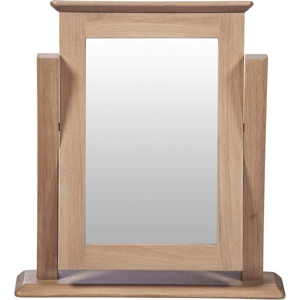 Toulouse Oak Single Dressing Table Mirror - image 1