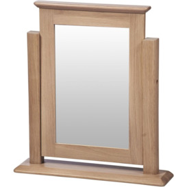 Toulouse Oak Single Dressing Table Mirror - thumbnail 3