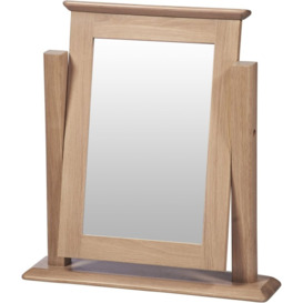 Toulouse Oak Single Dressing Table Mirror - thumbnail 2