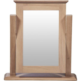 Toulouse Oak Single Dressing Table Mirror - thumbnail 1