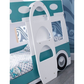 Campervan Blue and White Novelty Bunk Bed - thumbnail 3