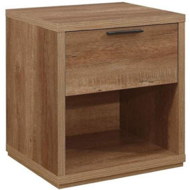 Birlea Stockwell Oak Bedside Cabinet - thumbnail 2