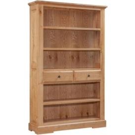 Fairford Oak Large Bookcase - thumbnail 1