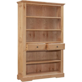 Fairford Oak Large Bookcase - thumbnail 2