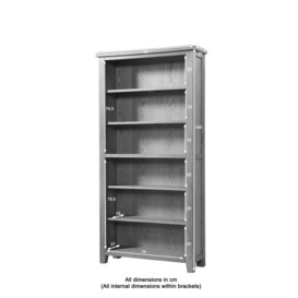 Dorset Oak Tall Bookcase - thumbnail 2