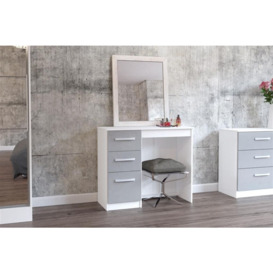Lynx Dressing Table  - Comes in Grey, Black and White Options - thumbnail 2