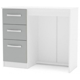 Lynx Dressing Table  - Comes in Grey, Black and White Options - thumbnail 1