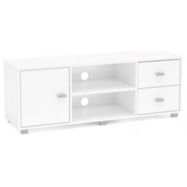 White Covent TV Unit up to 59inch - thumbnail 1