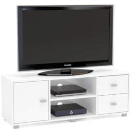 White Covent TV Unit up to 59inch - thumbnail 2