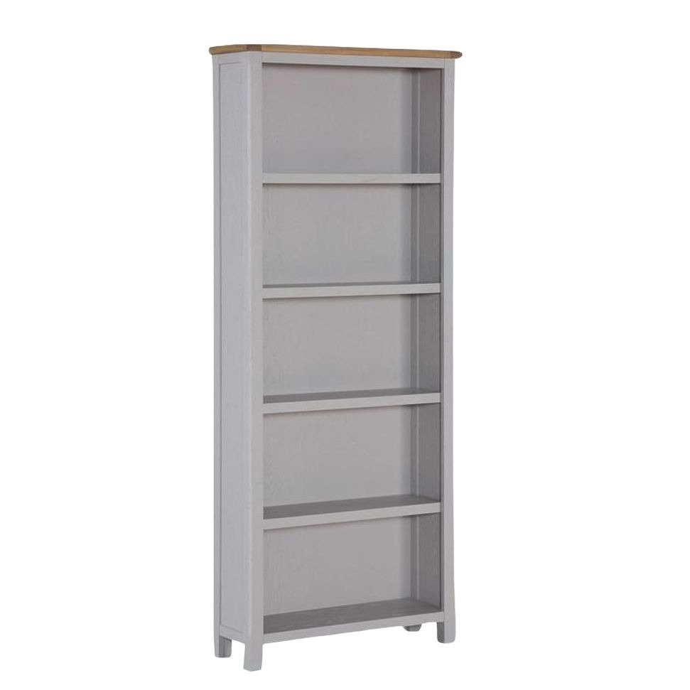 Kilmore Tall Bookcase - Oak and Grey Painted