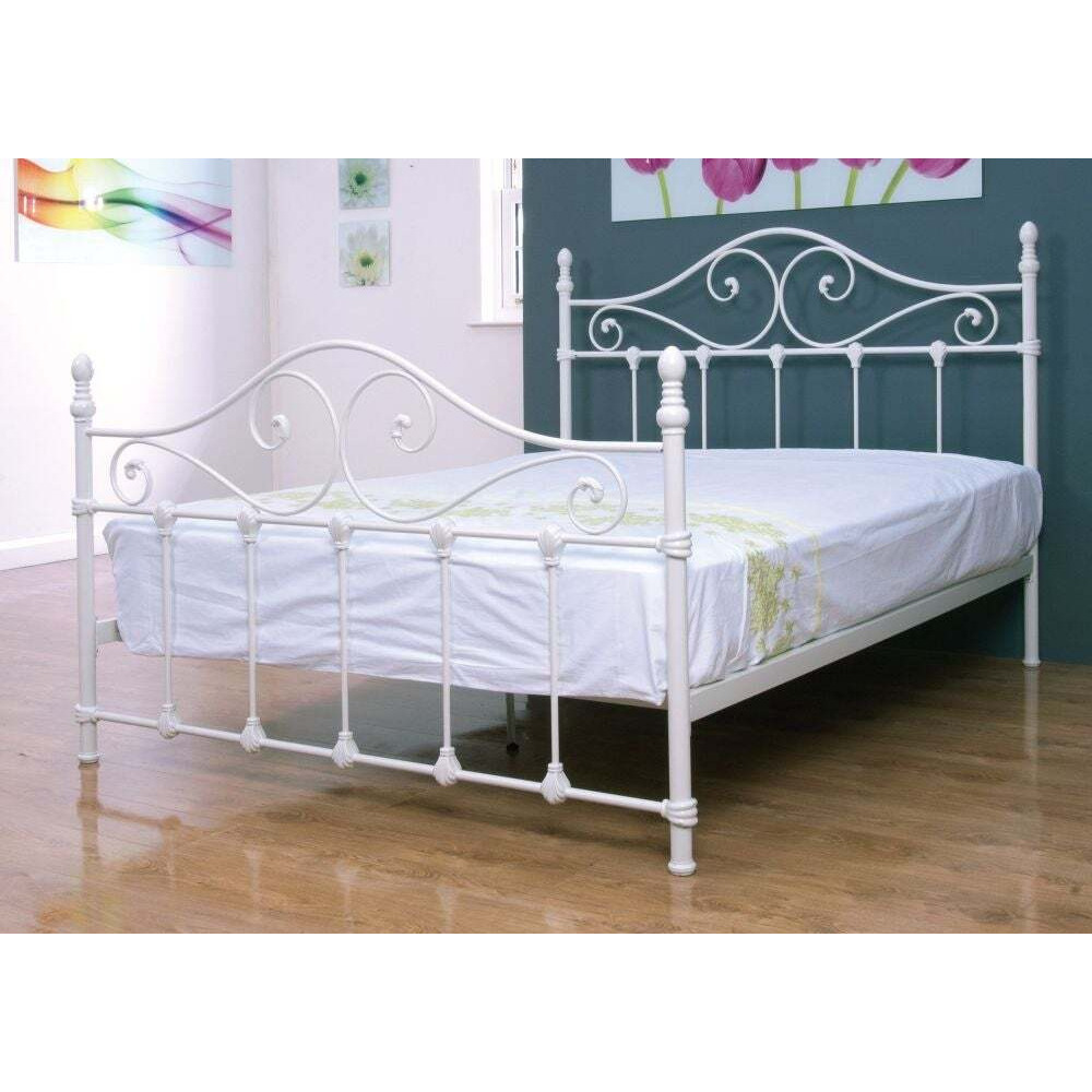Cotswold Ivory Painted Metal Bed