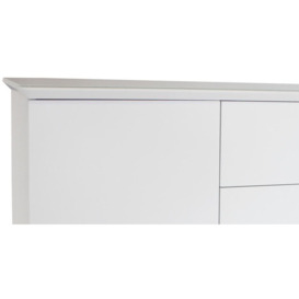 Flux 2 Door 3 Drawer Large Sideboard - Comes in White, Cappuccino and Grey Options - thumbnail 2