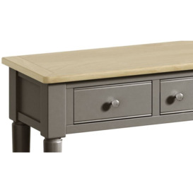 Harmony Grey Painted Pine Console Table - thumbnail 2