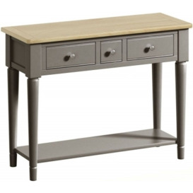 Harmony Grey Painted Pine Console Table - thumbnail 1