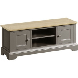 Harmony Grey Painted Pine Wide TV Unit