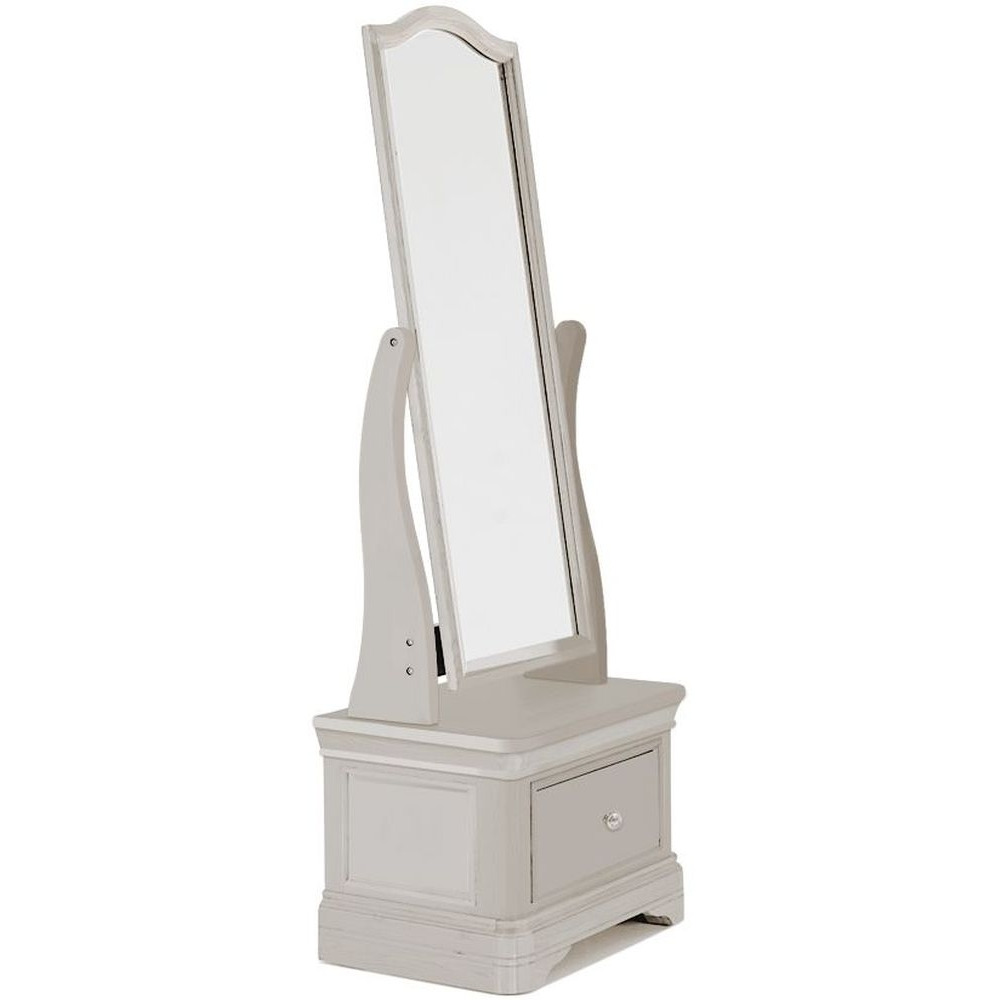 Vida Living Mabel Taupe Painted Cheval Mirror