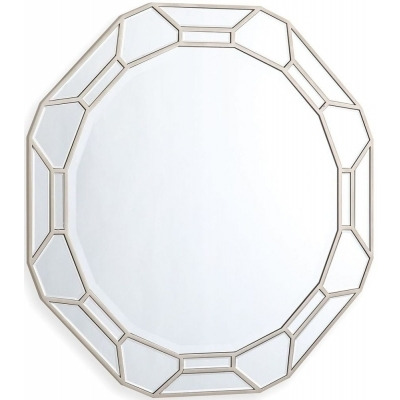 Vida Living Rosa Geometric Round Mirror - image 1