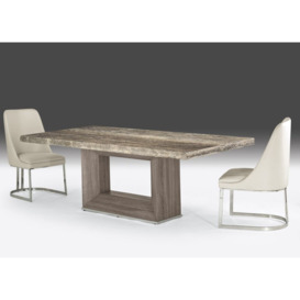 Stone International Blade Marble Dining Table - thumbnail 3
