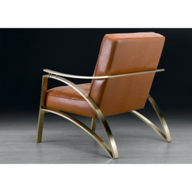 Stone International Camilla Leather Occasional Chair - thumbnail 3