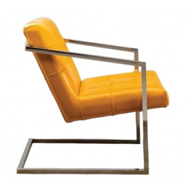 Stone International Dafne Leather Occasional Chair