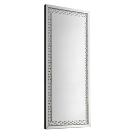 Peyton Silver Leaner Rectangular Mirror - 60cm x 135cm - thumbnail 1