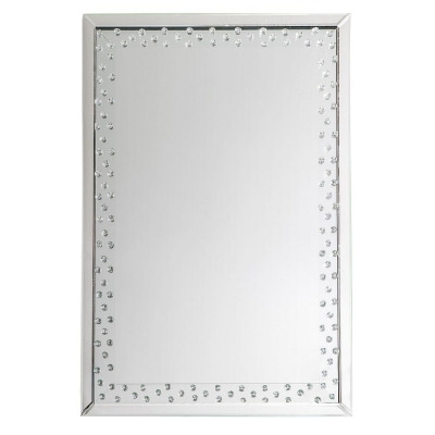 Peyton Silver Rectangular Mirror - 60cm x 90cm - image 1