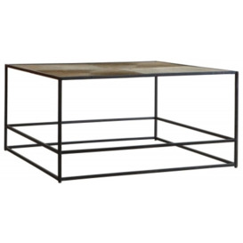 Hertford Antique Metal Coffee Table - Comes in Gold, Copper and Silver Options - thumbnail 1