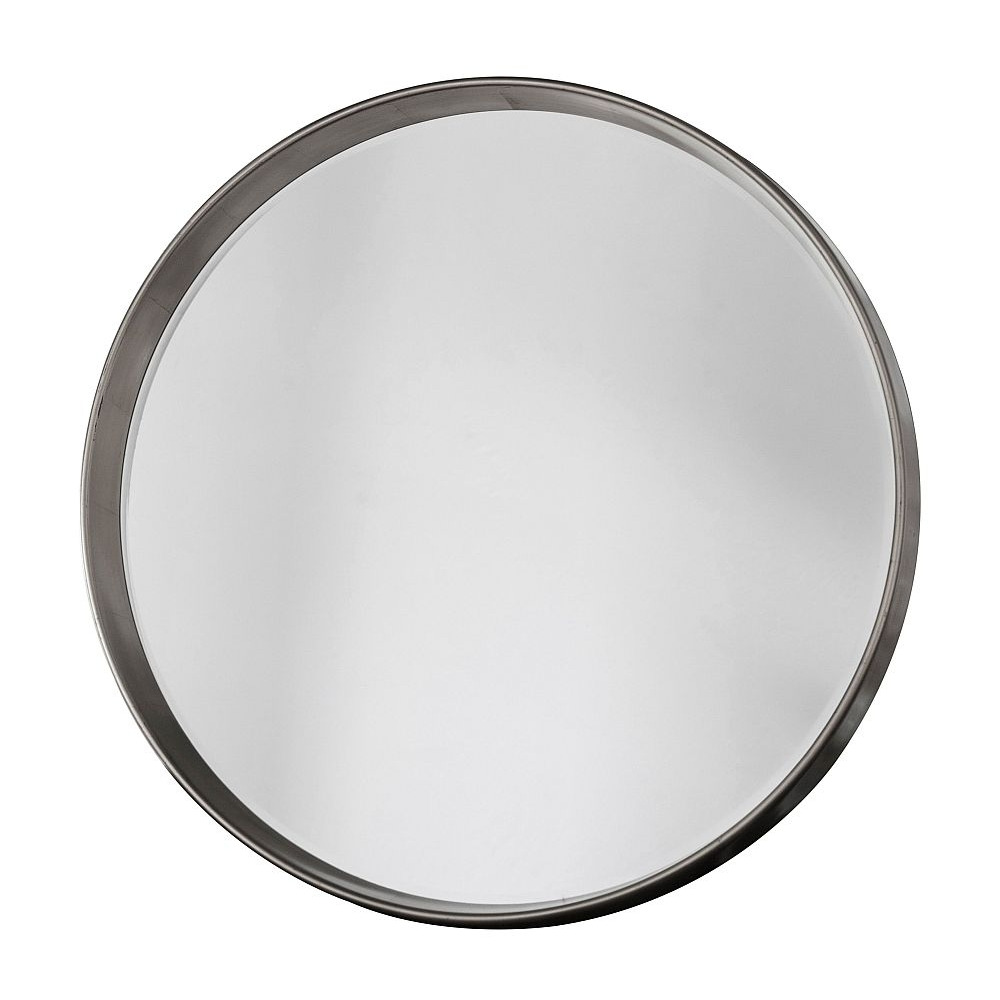 Raelynn Silver Round Mirror - 95cm x 95cm - image 1