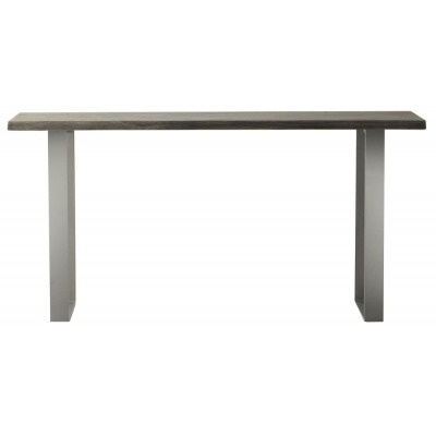 Pembroke Grey Acacia Wood and Metal Console Table - image 1