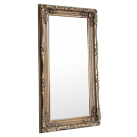 Allison Gold Leaner Rectangular Mirror - 89.5cm x 175.5cm - thumbnail 1