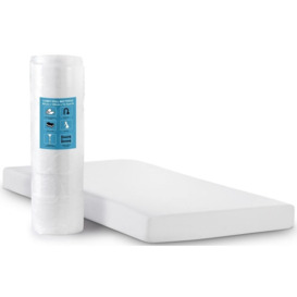 Comfy White 3ft Single Vacuum Packed Roll Mattress - thumbnail 2