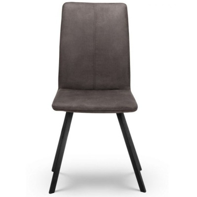 Monroe Charcoal Grey Fabric Dining Chair (Sold in Pairs) - image 1