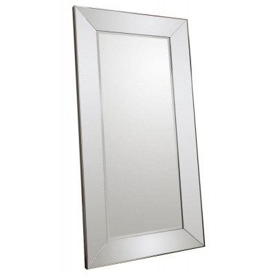 Lila Silver Leaner Rectangular Mirror - 91.5cm x 183cm