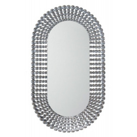 Giselle Oval Mirror - 70cm x 121cm - thumbnail 1
