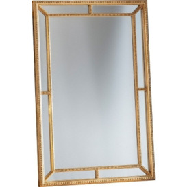 Ainsley Gold Rectangular Mirror - 121cm x 80cm - thumbnail 1