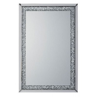 Jade Silver Rectangular Mirror - 80cm x 100cm - image 1