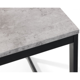Staten Concrete Effect Dining Table  - 4 Seater - thumbnail 2