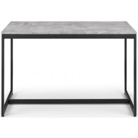 Staten Concrete Effect Dining Table  - 4 Seater - thumbnail 1