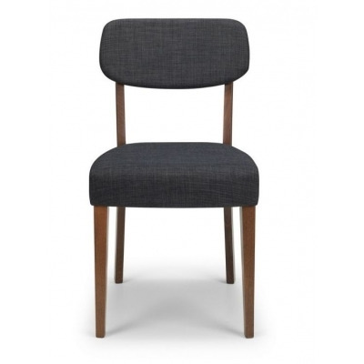 Farringdon Grey Fabric Dining Chair (Sold in Pairs) - image 1