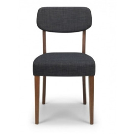 Farringdon Grey Fabric Dining Chair (Sold in Pairs) - thumbnail 1