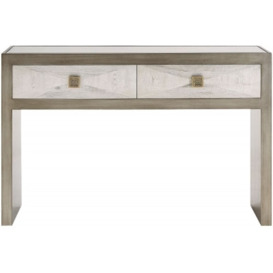 Nova Console Table with Glass Top - thumbnail 1