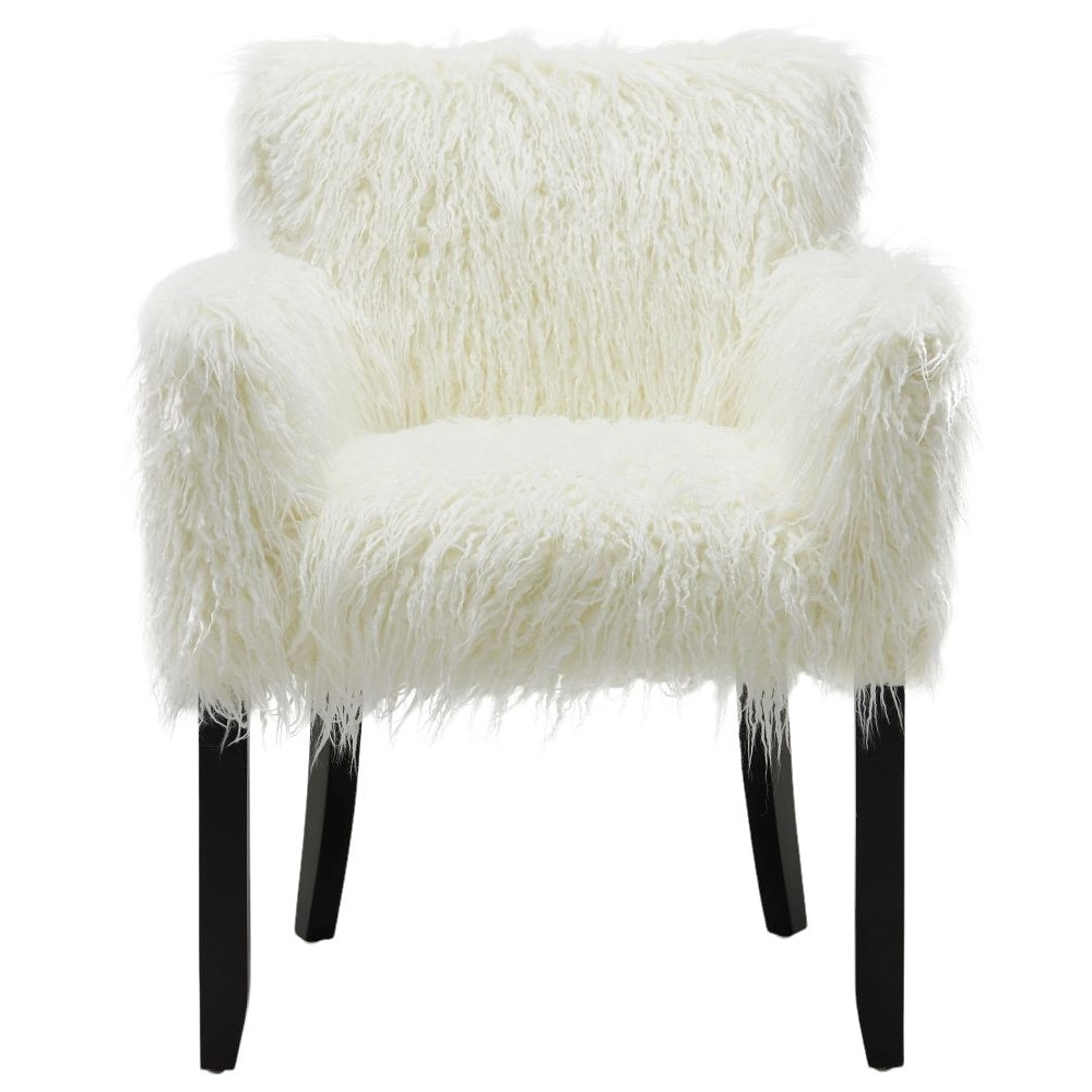Newcastle Faux Sheepskin Fur Tub Chair - image 1