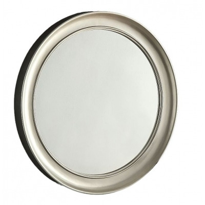 Mercury Silver Round Wall Mirror - 100cm x 100cm - image 1